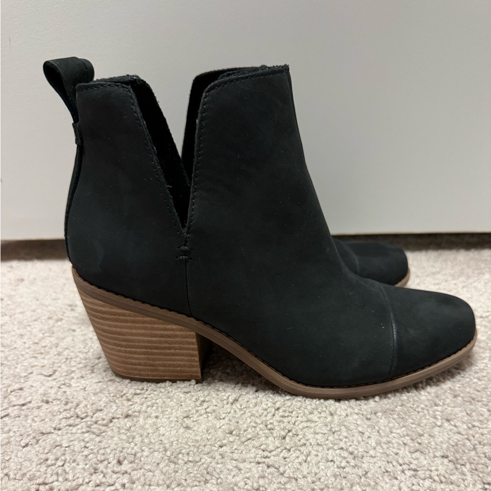 TOMS Black Ankle Boots